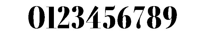 Combinado Serif Bold Font OTHER CHARS