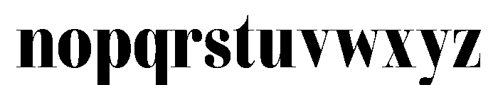 Combinado Serif Bold Font LOWERCASE