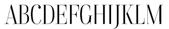 Combinado Serif Light Font UPPERCASE