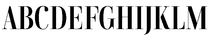 Combinado Serif Regular Font UPPERCASE