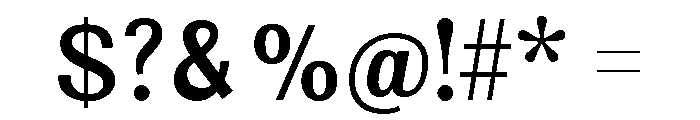 Combinado Text Bold Font OTHER CHARS