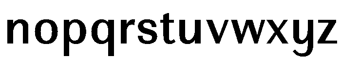 Combinado Text Bold Font LOWERCASE