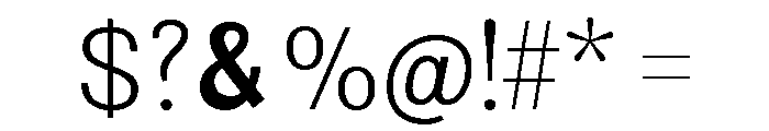 Combinado Text Light Font OTHER CHARS