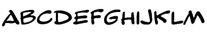 Comicstrip Regular Font UPPERCASE