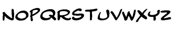 Comicstrip Regular Font LOWERCASE