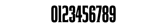 Commander Bold Font OTHER CHARS