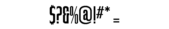 Commander Light Font OTHER CHARS