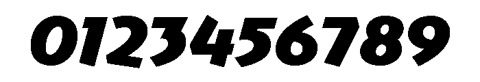 Commerce Fat Font OTHER CHARS