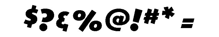 Commerce Fat Font OTHER CHARS