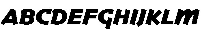 Commerce Fat Font UPPERCASE