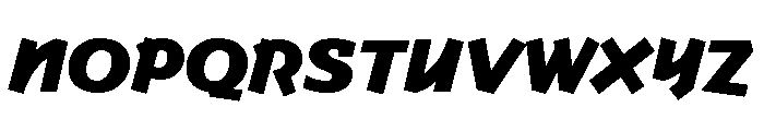 Commerce Fat Font UPPERCASE