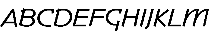 Commerce Lean Font UPPERCASE
