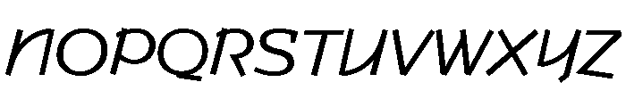 Commerce Lean Font UPPERCASE