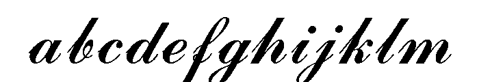 Commercial Script Regular FONT