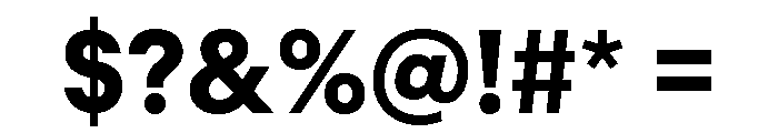 Common Shapes Black Font OTHER CHARS