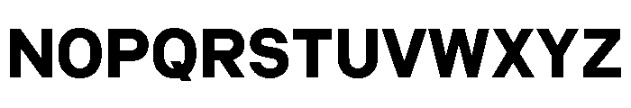 Common Shapes Black Font UPPERCASE