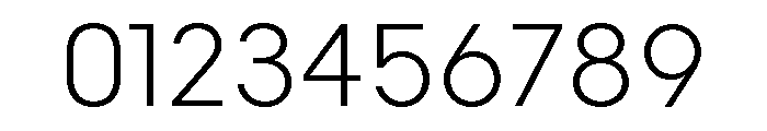 Common Shapes Light Font OTHER CHARS