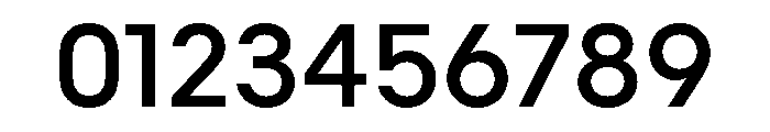 Common Shapes Medium Font OTHER CHARS