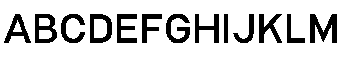 Common Shapes Medium Font UPPERCASE