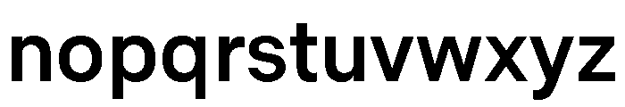 Common Shapes Medium Font LOWERCASE