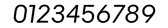 Common Shapes Regular Italic Font OTHER CHARS