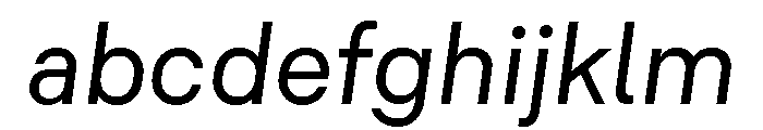 Common Shapes Regular Italic FONT
