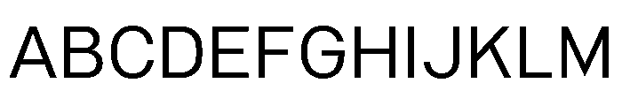 Common Shapes Regular Font UPPERCASE