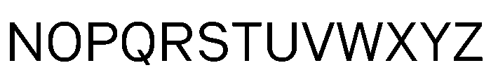 Common Shapes Regular Font UPPERCASE