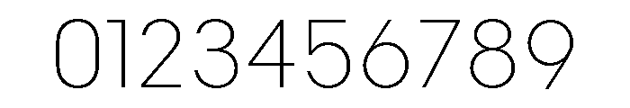 Common Shapes Thin Font OTHER CHARS