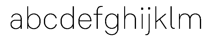 Common Shapes Thin FONT