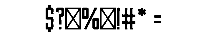 Compare Rough Font OTHER CHARS
