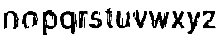 Concept Crisis A Font LOWERCASE