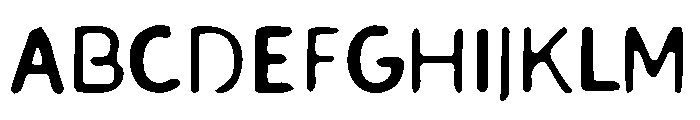 Concept Crisis B Font UPPERCASE