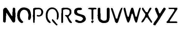 Concept Crisis B Font UPPERCASE