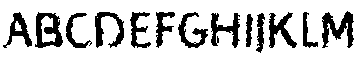 Concept Crisis Font UPPERCASE
