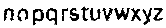 Concept Crisis Font LOWERCASE