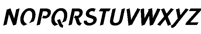 Concept Sans Bold Italic Font UPPERCASE