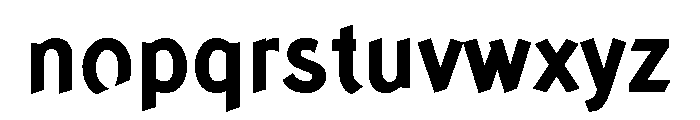 Concept Sans Bold Font LOWERCASE