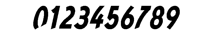 Concept Sans Condensed Extra Bold Italic Font OTHER CHARS