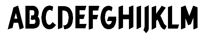 Concept Sans Condensed Extra Bold Font UPPERCASE