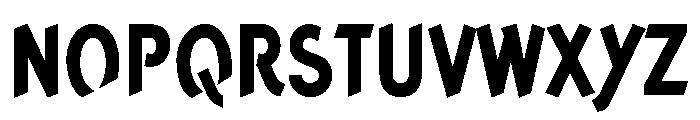Concept Sans Condensed Extra Bold Font UPPERCASE