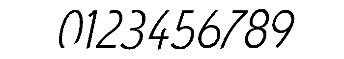 Concept Sans Condensed Light Italic Font OTHER CHARS