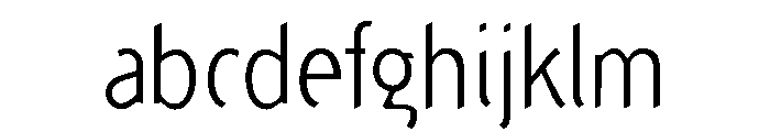Concept Sans Condensed Light FONT
