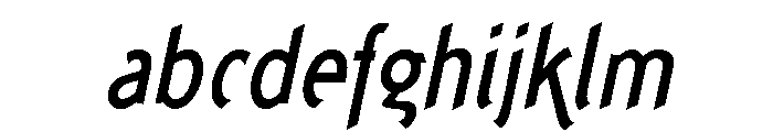 Concept Sans Condensed Medium Italic FONT