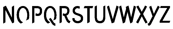 Concept Sans Condensed Medium Font UPPERCASE