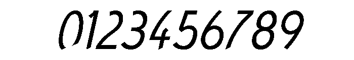 Concept Sans Condensed Regular Italic Font OTHER CHARS