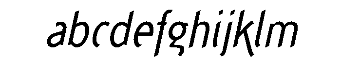 Concept Sans Condensed Regular Italic FONT