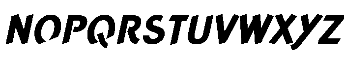 Concept Sans Extra Bold Italic Font UPPERCASE