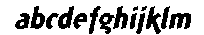 Concept Sans Extra Bold Italic FONT