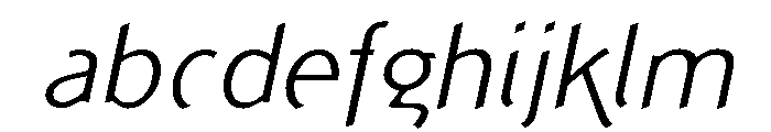 Concept Sans Light Italic FONT